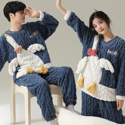 Matching Winter Pajamas Set for Couples