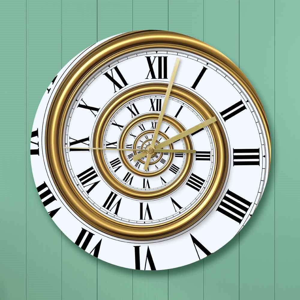 Roman Numerals Wall Deco Silent Clock