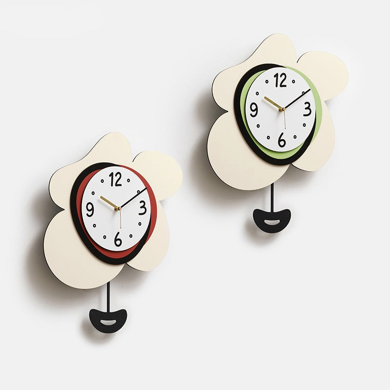 Odd Shape Pendulum Analog Wall Clock