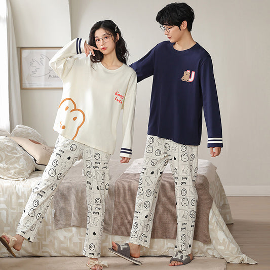 Cute Couples Matching PJs Sleepwear Set for 2