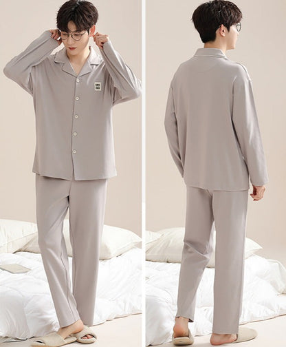 Matching Cotton Pajamas Set for Couples