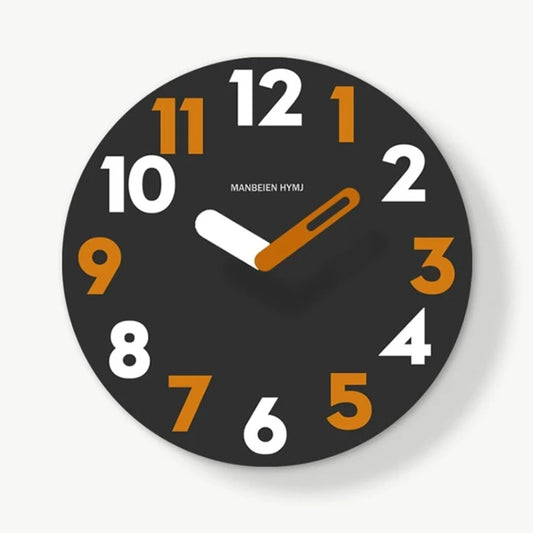 Big Numbers Modern Analog Silent Wall Clock