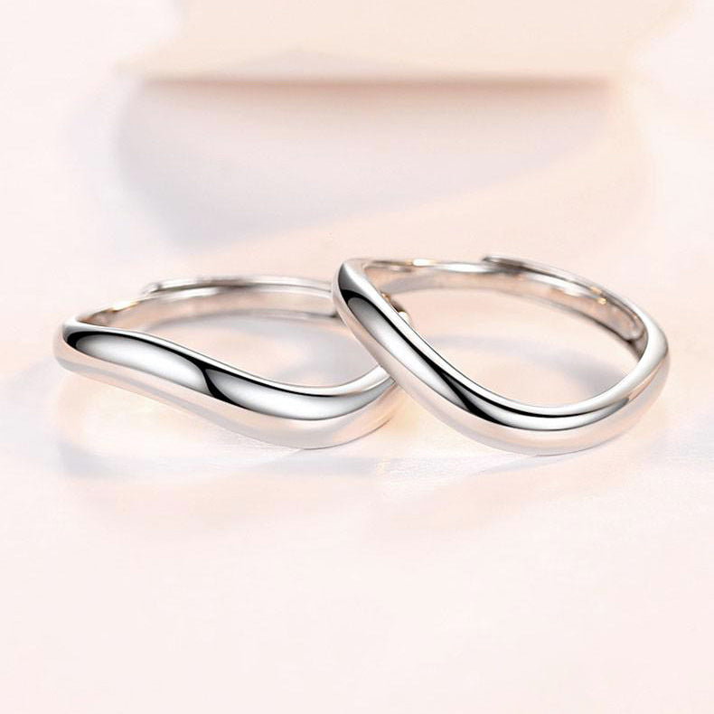 Personalized Wedding Anniversary Rings for Couples