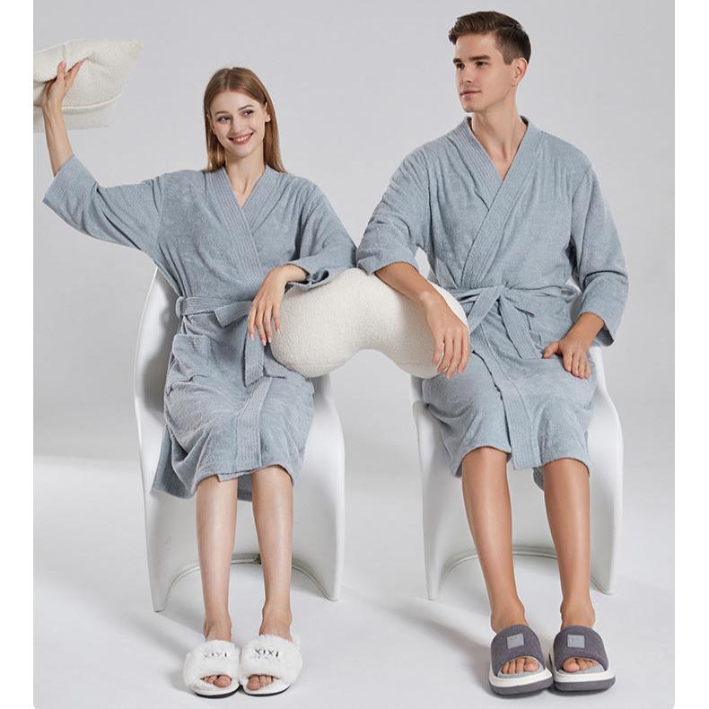 Couple's Matching Long Bathrobe Set for 2