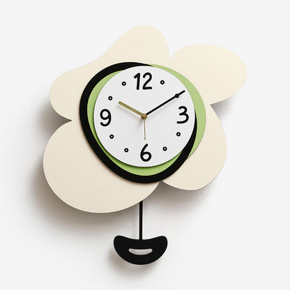 Odd Shape Pendulum Analog Wall Clock