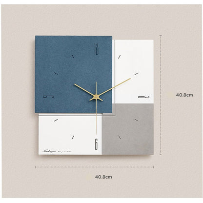 Square Shaped Modern Silent Wall Clock