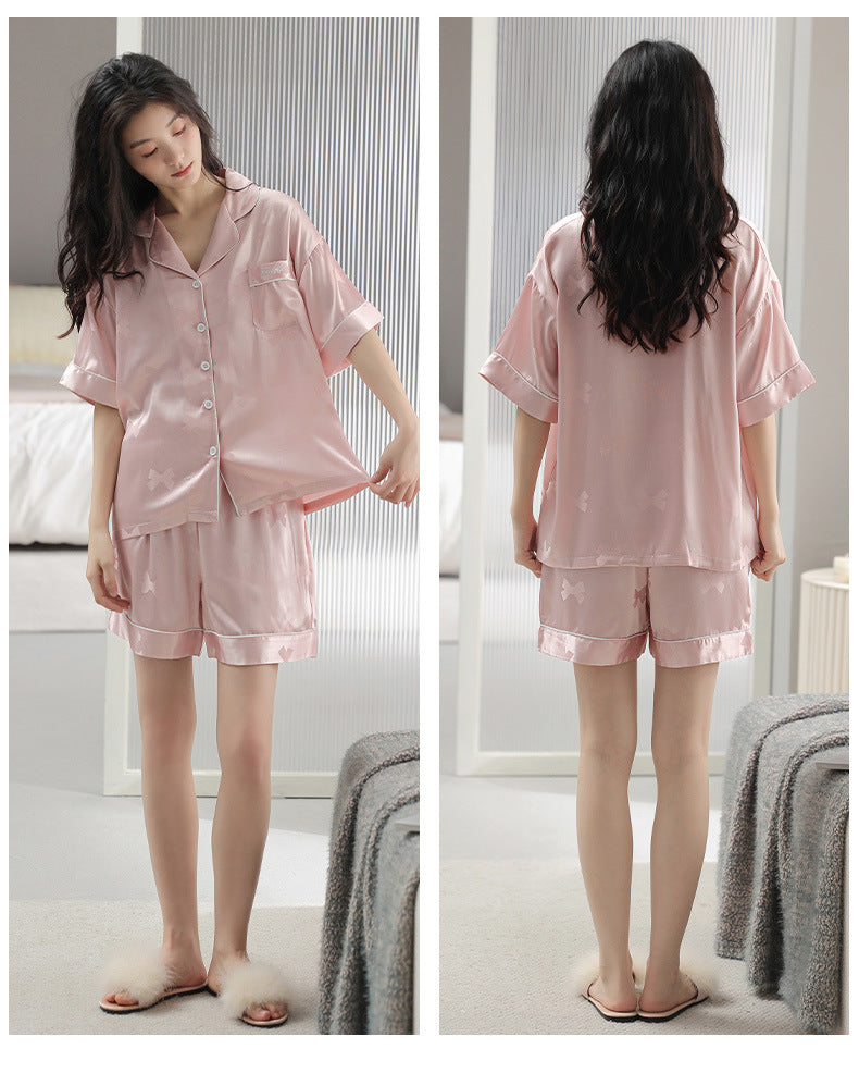 Button Up Summer Pajama Set for Women