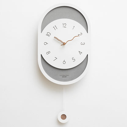 Long Modern Pendulum Analog Wall Clock