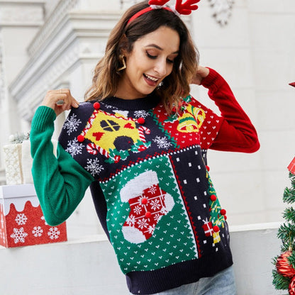 Ladies Xmas Sweater Christmas Sweatshirt