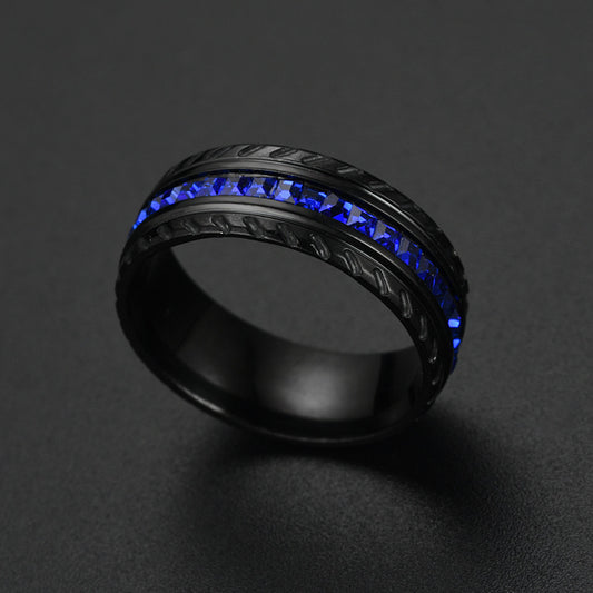 Custom Mens Wedding Band Gift Car Mechanic