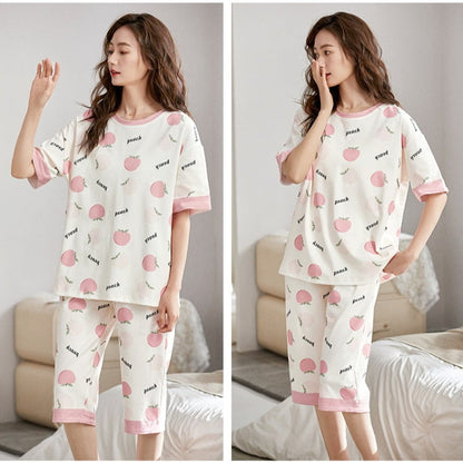 Comfortable Summer Pajamas Set for Girls