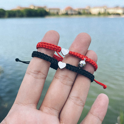 Name Initial Heart Friendship Bracelets Gift Set