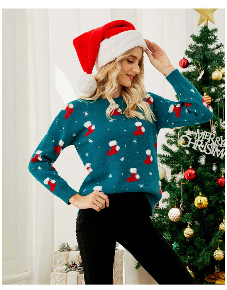 Holiday Women Sweater Xmas Sweatshirt