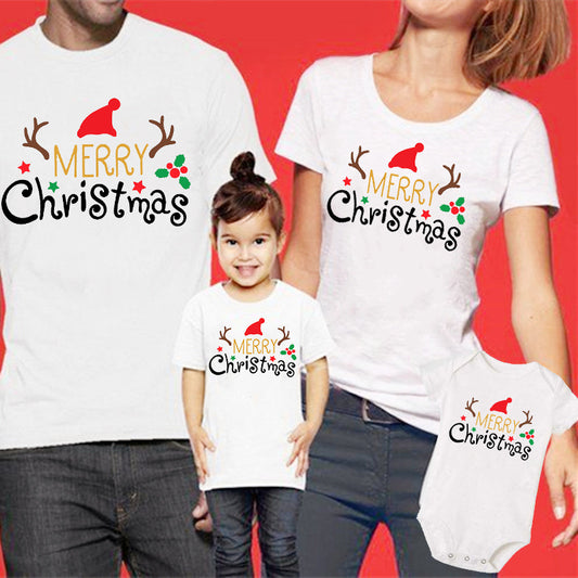 Matching Christmas Family Tshirts Set of 4