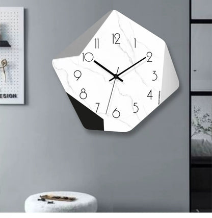 Stylish Odd Shaped Analog Silent Wall Clock