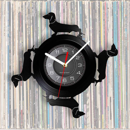 Vinyl Wall Clock Gift for Dachshund Owner