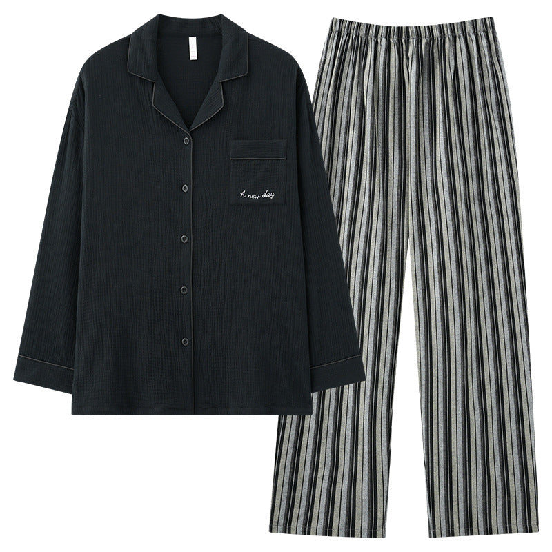 100% Organic Cotton Couple Pajamas - Matching Comfy Set