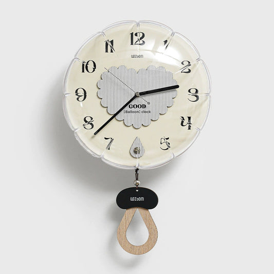 Gullei Scandinavian Silent Wall Clock - Eco-Friendly, Modern Pendulum Design