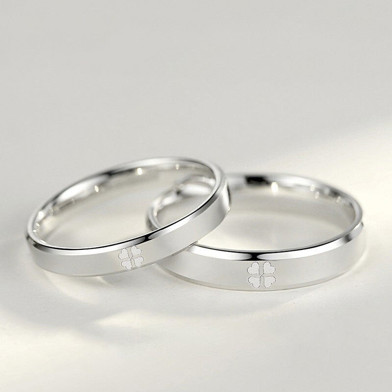 Clover Rings Matching Set for Men and Women