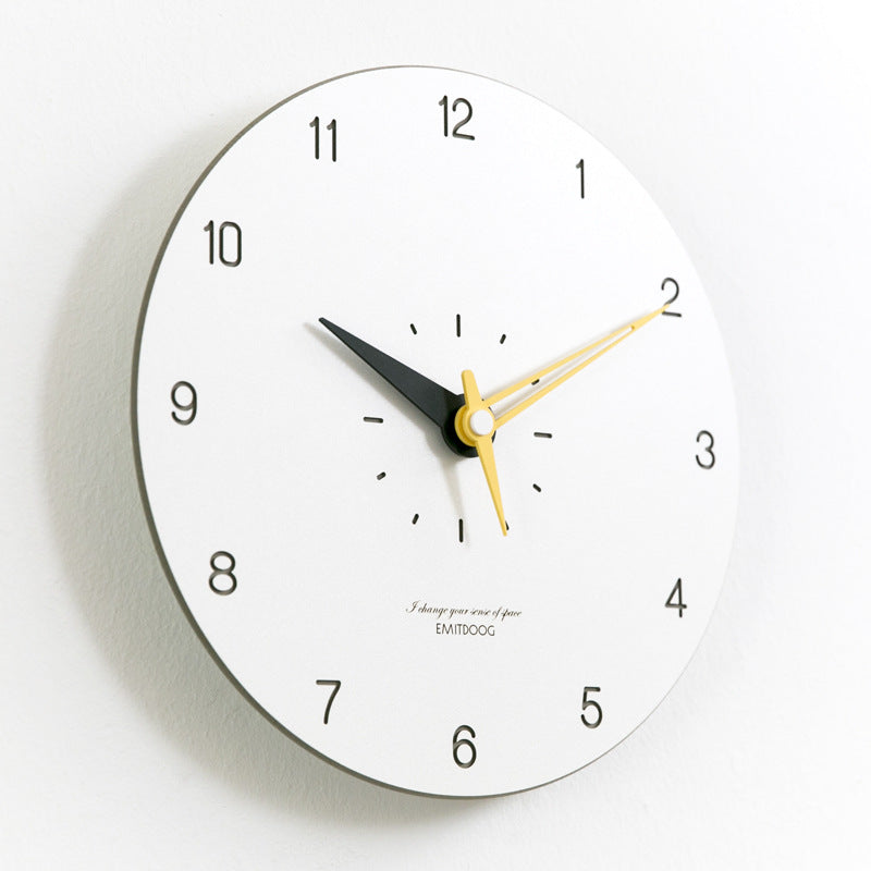 Minimalist Analog Silent White Wall Clock