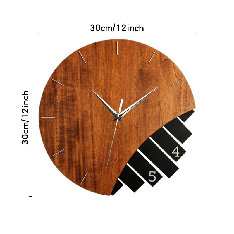 Modern Creative Silent Wall Décor Clock – Sleek & Minimalist Design