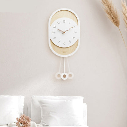 Long Modern Pendulum Analog Wall Clock