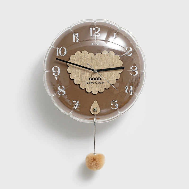 Gullei Scandinavian Silent Wall Clock - Eco-Friendly, Modern Pendulum Design