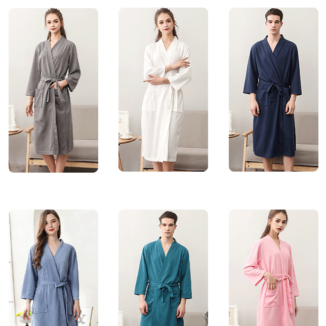 100% Thickened Flannel Matching Long Robe Set