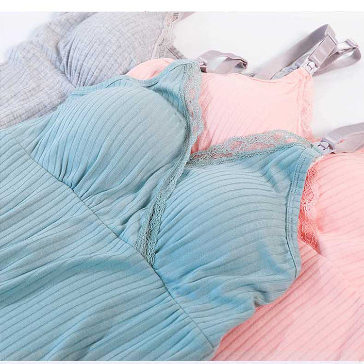 Modern Sleeveless Maternity PJs Set