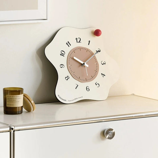 Irregular Shaped Unique Analog Silent Clock