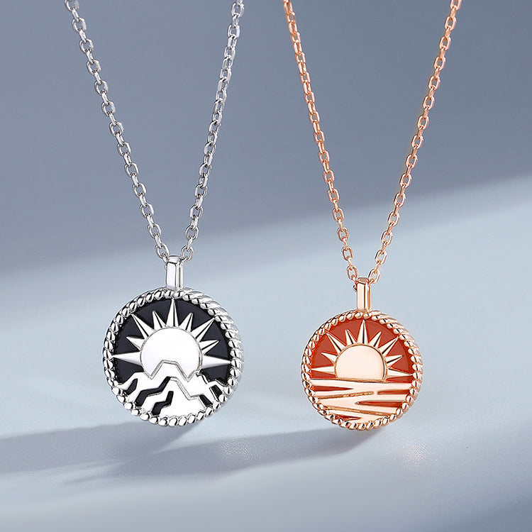 Matching Sun and Moon Couple Jewelry Set for Two