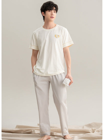 Cloud-Soft 100% Cotton Couple's Pajama Set