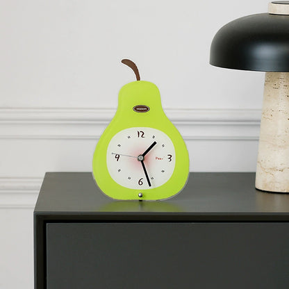 Silent Pear Acrylic Desk Clock