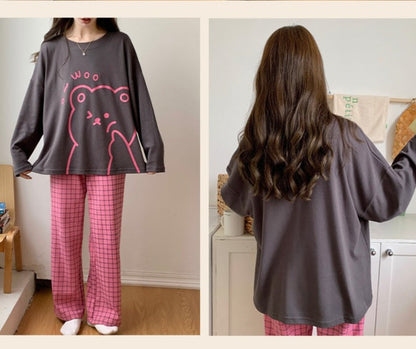 Cozy Cotton Loungewear Pajamas Set for Women