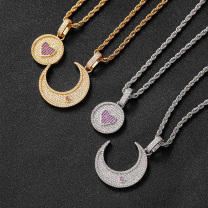 Sun and Moon Bff Necklaces Set for Best Friends