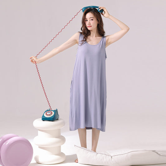 One-Piece Soft Nightwear for Women - 100% Modal