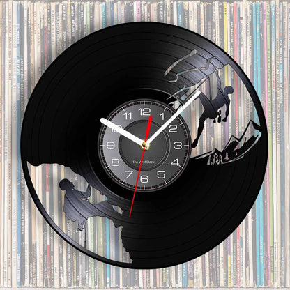 Vinyl Wall Clock Gift for Climbing Enthusiast