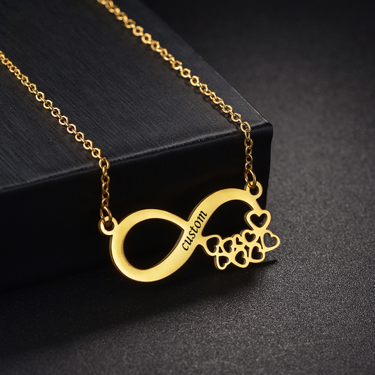 Infinity Personal Name Necklace