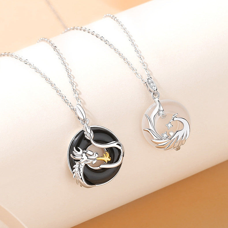 Dragon & Phoenix Couple Necklaces (His & Hers)