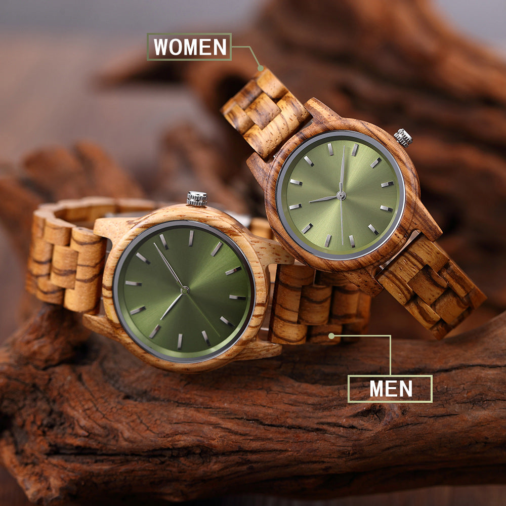 Wooden Couple Watches Gift Set for Two