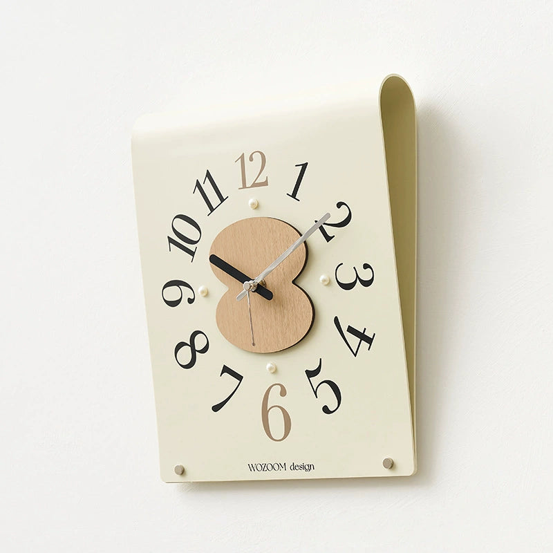 Artistic Silent Wall Clock - Eco-Friendly, Contemporary Design