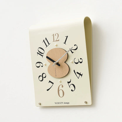 Artistic Silent Wall Clock - Eco-Friendly, Contemporary Design