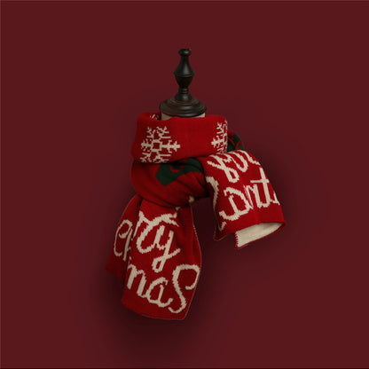 Cute Xmas Party Scarf for Girls