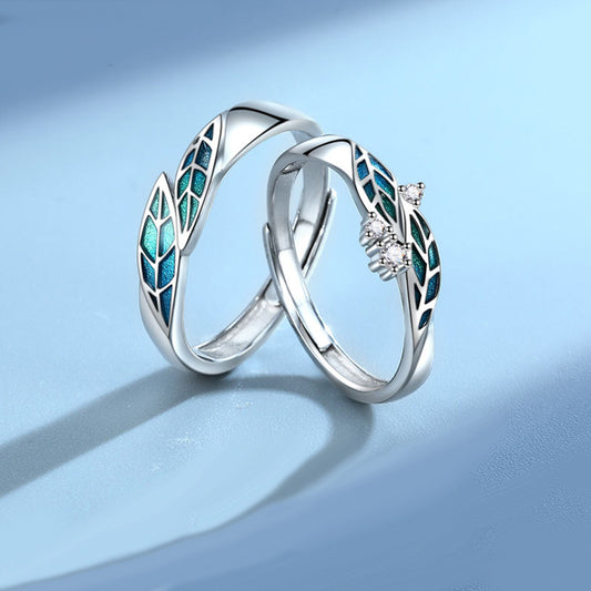 Forest Theme Romantic Rings for Couples