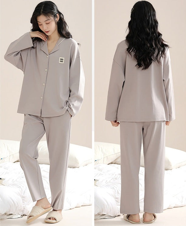 Matching Cotton Pajamas Set for Couples