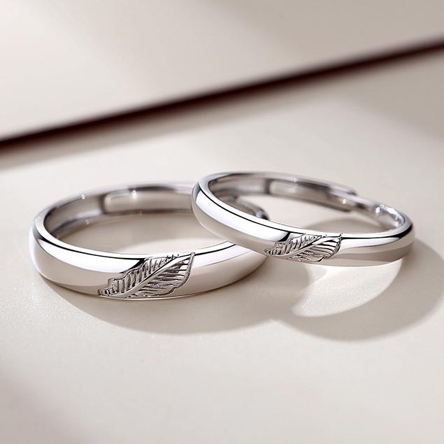 Matching His and Her Promise Rings Set for 2