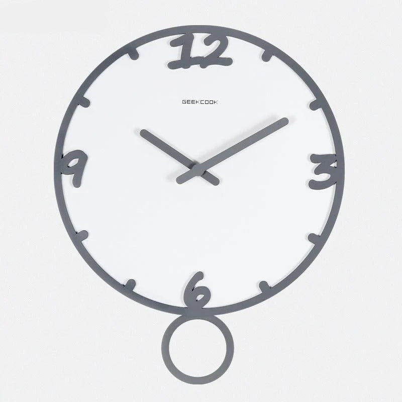 Nordic Ring-Pendulum Silent Wall Clock (13.8")