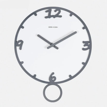 Nordic Ring-Pendulum Silent Wall Clock (13.8")