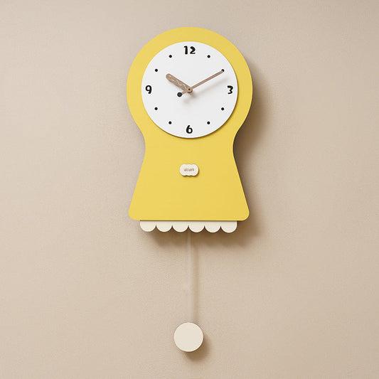 Kids Squid Silent Wall Clock – Pendulum or Table (Non-Ticking)