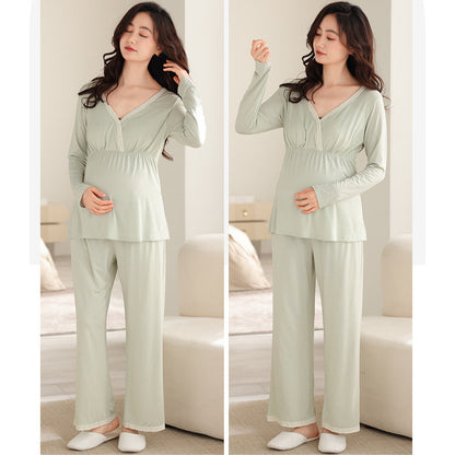 V-Neck Maternity Sleepwear